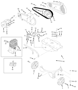 Air-Compressor Parts Diagram and Parts List for VT6315  Campbell Hausfeld Compressor